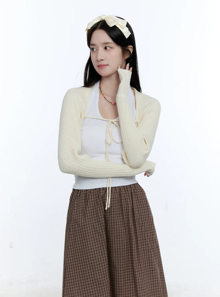 ribbed-bow-tie-knit-bolero-cg514