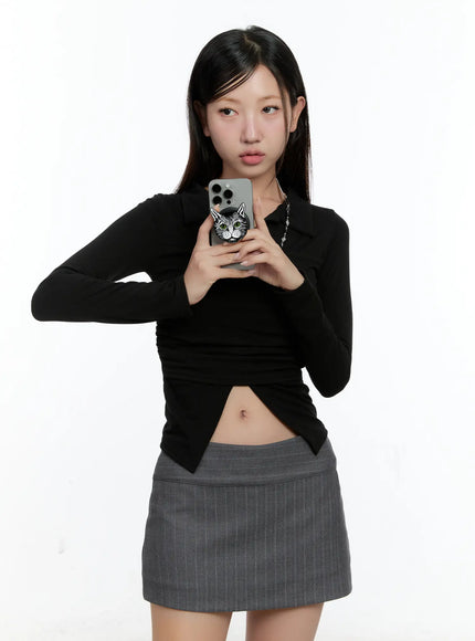 layered-collar-shirred-long-sleeve-top-cs518