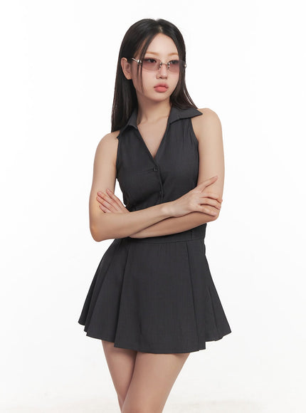 stripe-pleated-halter-neck-dress-ca518