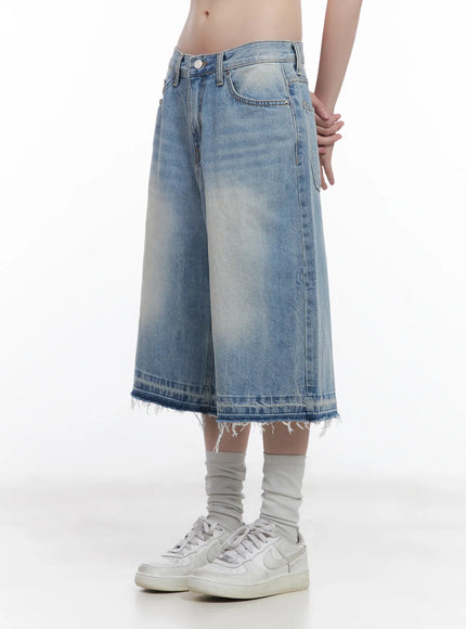Light Wash Vintage Jorts CU519
