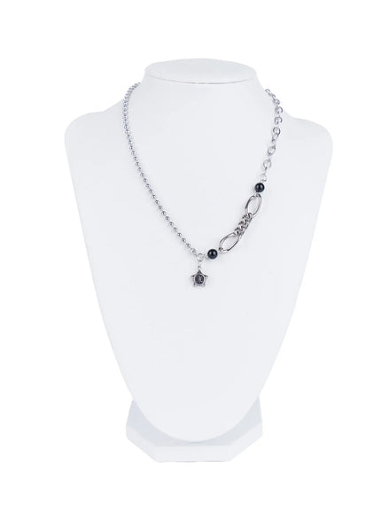 chunky-star-charm-statement-necklace-cl522