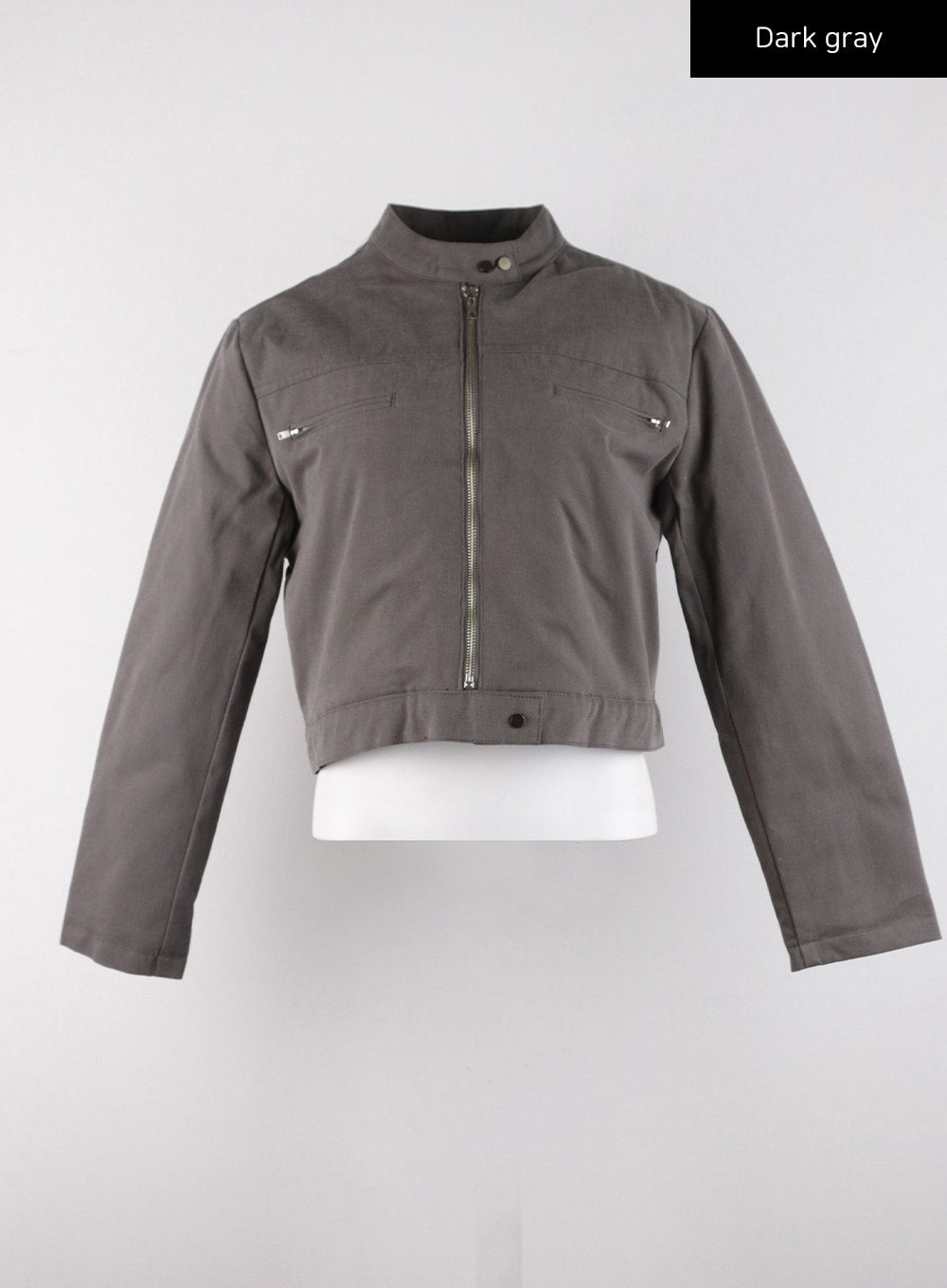 slim-fit-bomber-jacket-cd308 / Dark gray