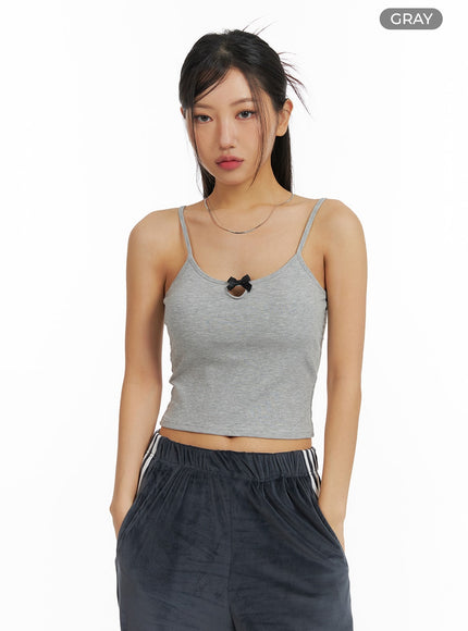 basic-u-neck-tank-top-cf427 / Gray