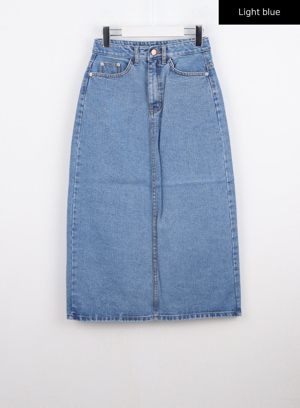 classic-cotton-maxi-skirt-co330 / Light blue