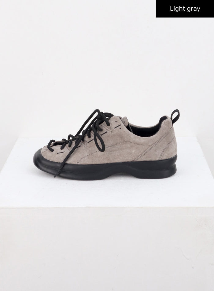 faux-leather-sneakers-cn314 / Light gray