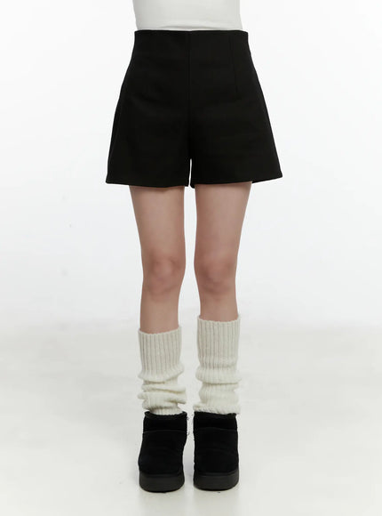 Classic High-Waist Cotton Short F502