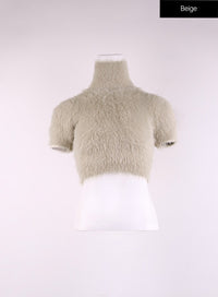 fuzzy-turtleneck-short-sleeve-sweater-cj429