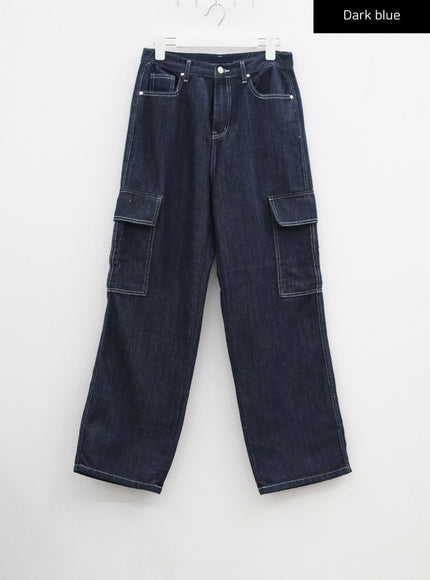 Wide Cargo Jeans CF302