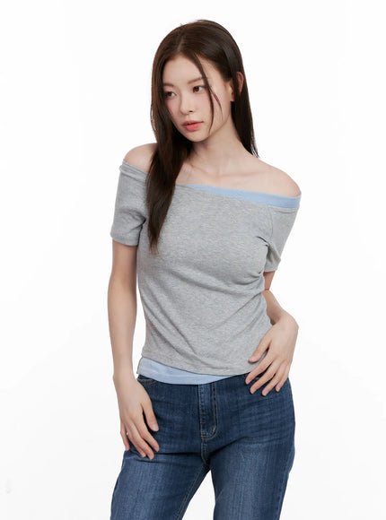 contrast-off-shoulder-short-sleeve-tee-cl524