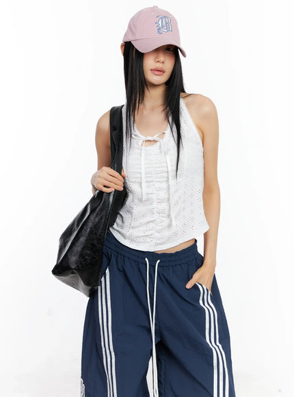 lace-ribbon-halter-top-cl529