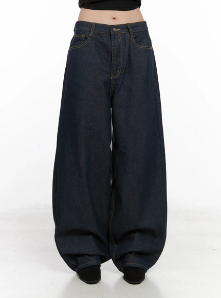 Heaven Wide-Leg Dark Washed Jeans CN513