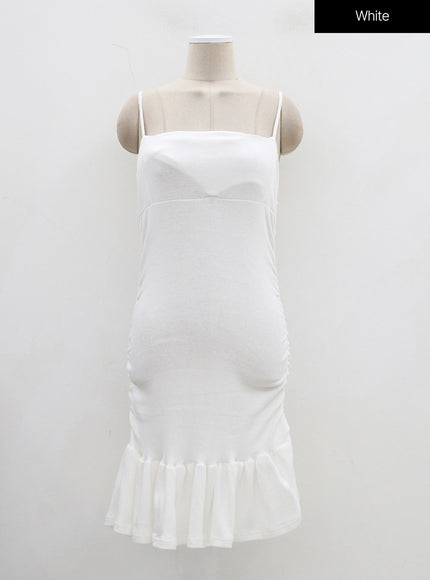 Thin Strap Frill Mini Dress BJ331