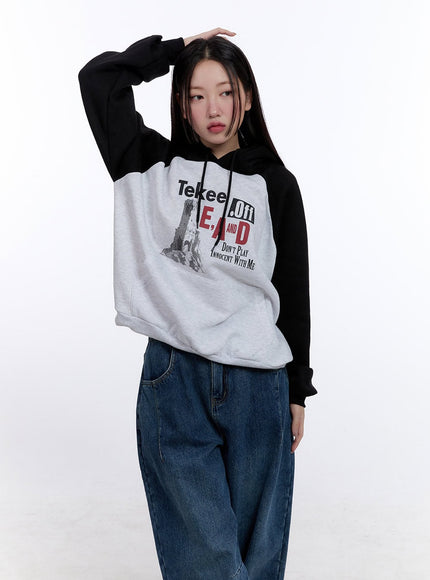 Casual Oversized Graphic Hoodie CJ513