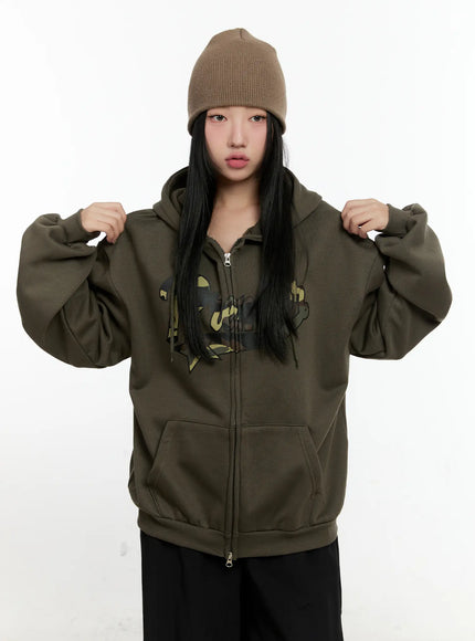 Oversized Lettering Hoodie CN505
