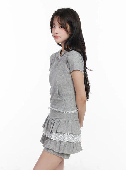 lace-trim-slim-fit-short-sleeve-hoodie-cm531