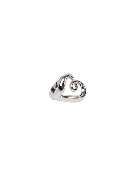 Twisted Big Heart Ring CM524
