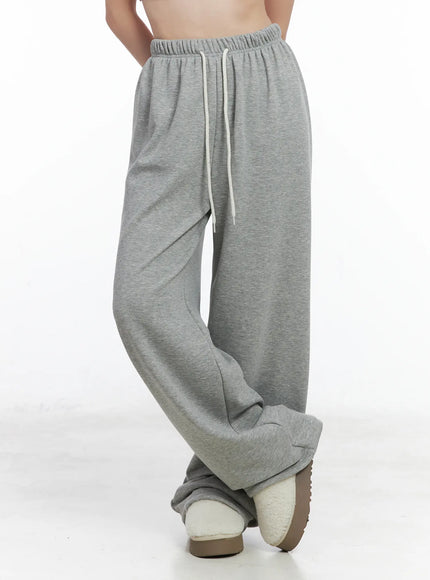 Warm Fleece Wide Sweatpants CN518