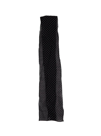 Sheer Polka Dot Skinny Scarf CS524