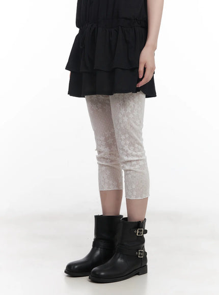 star-print-sheer-mid-length-leggings-cu519