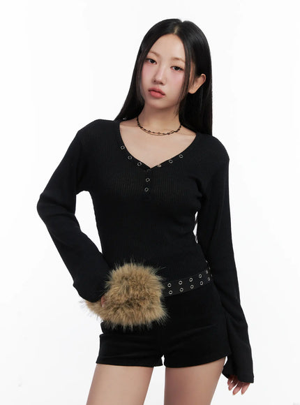 ribbed-v-neck-slim-long-sleeve-top-cn528