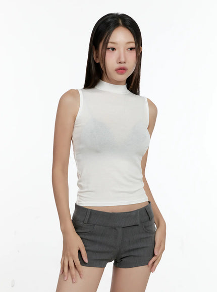 Mock Neck Tank Top CG501