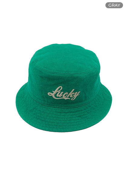 lucky-lettering-bucket-hat-unisex-iu419 / Green