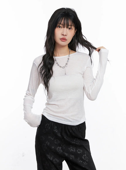 Classic Soft Long Sleeve Top CO507