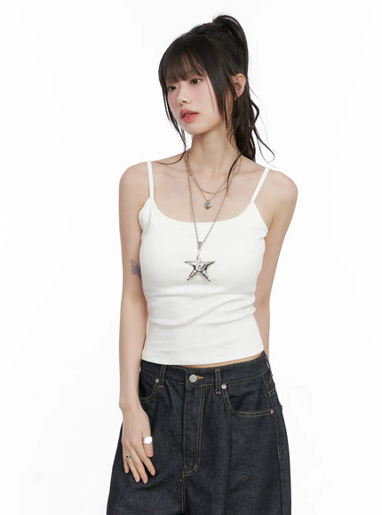 classic-fitted-tank-top-cg518 / White