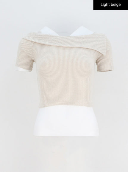Ribbed Knit Top CY315