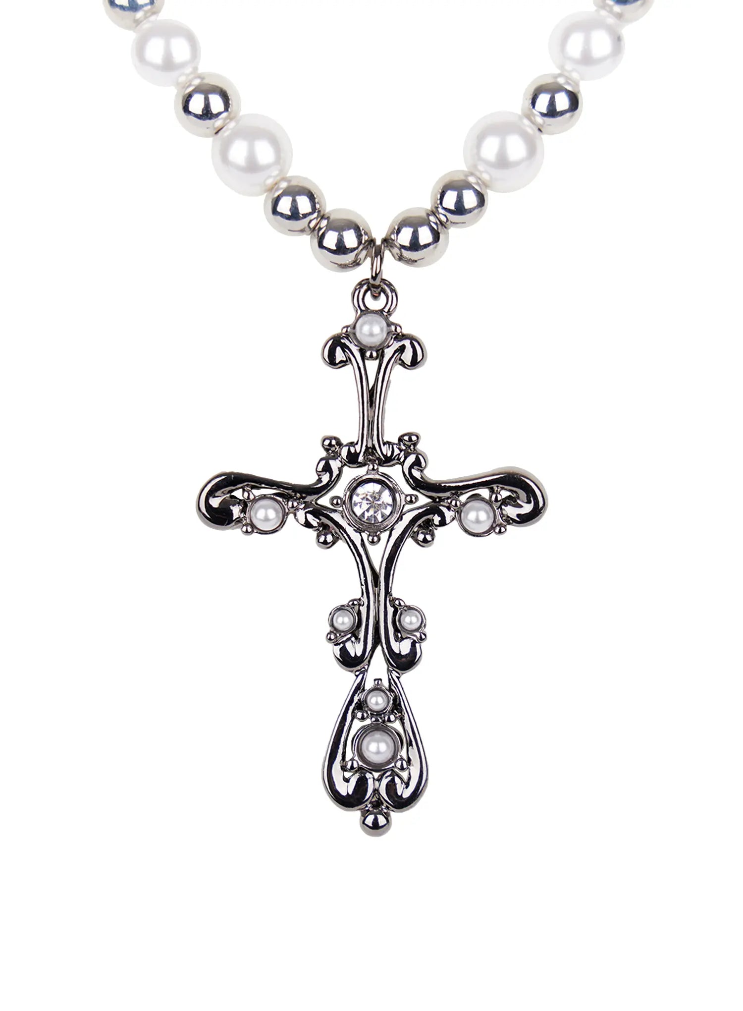 vintage-style-faux-pearl-pendant-necklace-cn511