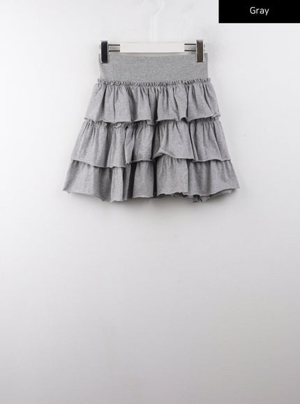 layered-frill-mini-skirt-cd329