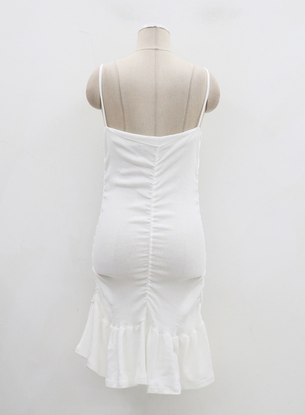 Thin Strap Frill Mini Dress BJ331