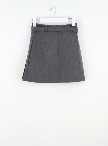 Mini Skirt With Belt CA325