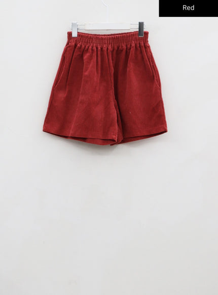 Corduroy Wide Shorts CD07