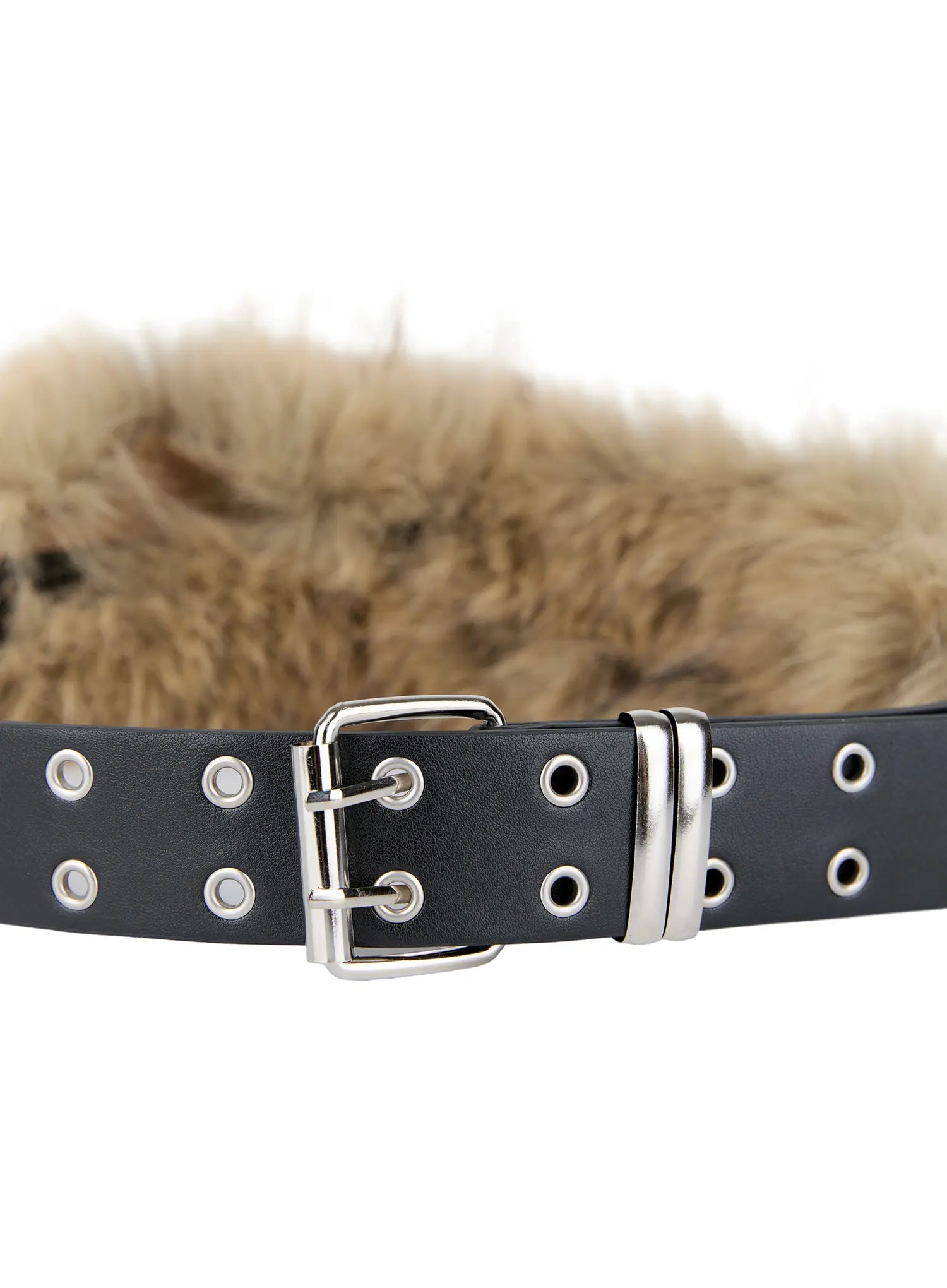 faux-fur-eyelet-belt-cn527