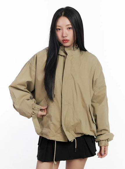 oversized-field-hoodie-jacket-cf503 / Beige