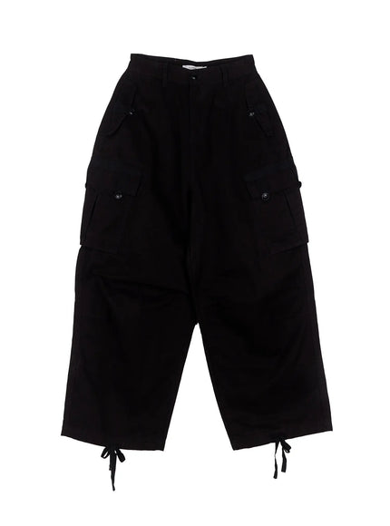 Utility Pocket Wide-Leg Trousers CS501