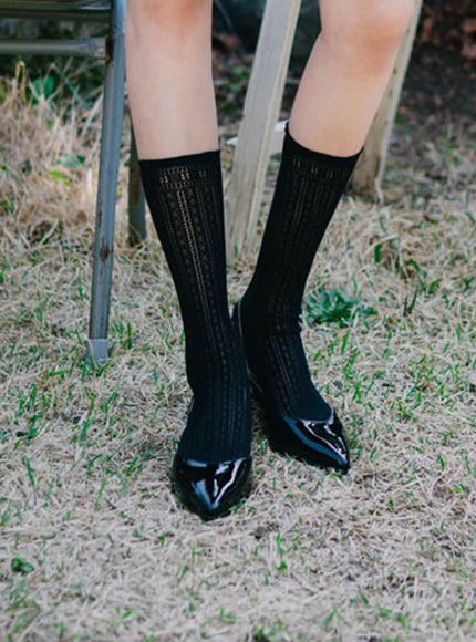 amory-lace-socks-ia529 / Black