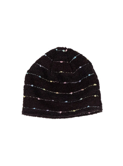 Vintage Dotted Knit Beanie CN517