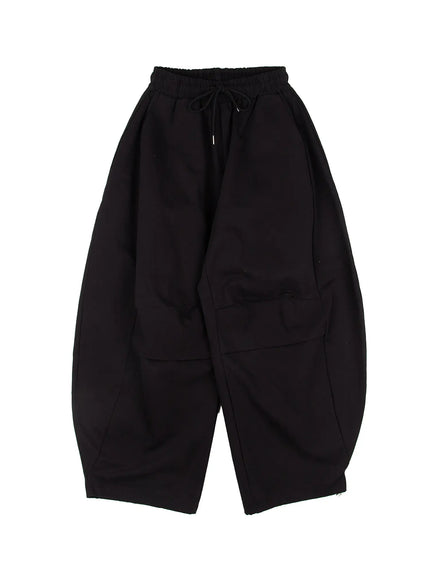 back-pocket-detail-white-pants-cj512 / Black