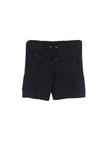nylon-cargo-bermuda-shorts-cl509 / Black