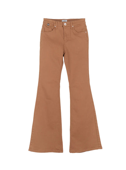 addie-chic-flared-jeans-cg522 / Camel