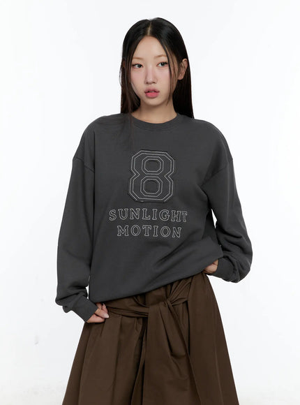 embroidered-graphic-oversized-sweatshirt-cs518 / Dark gray