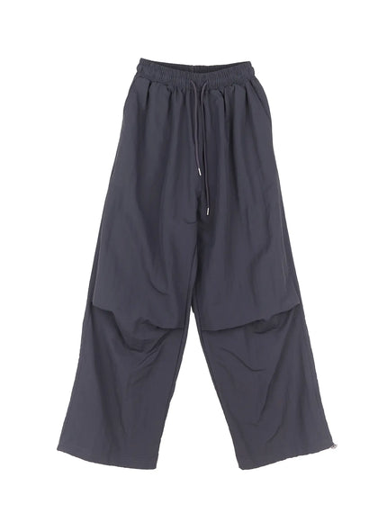 pintuck-active-track-pants-cu517 / Dark gray