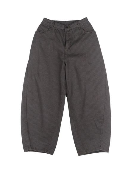 relaxed-fit-cotton-pants-cn528 / Dark gray