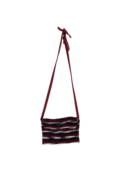 Aubrey Striped Knit Shoulder Crossbody CS529