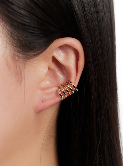 balen-clip-on-earrings-1pcs-ia524 / Gold