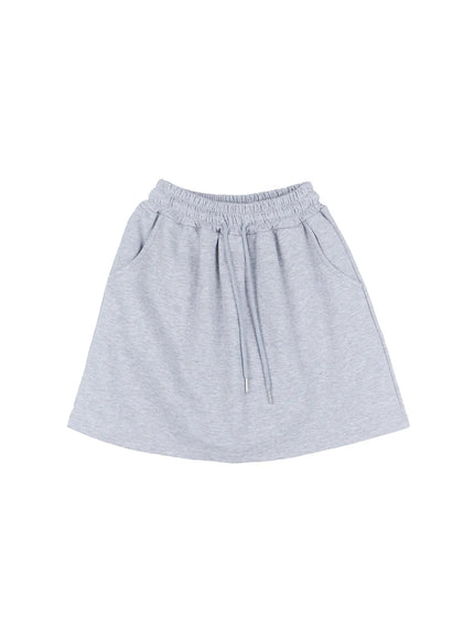 Drawstring Sweat Skirt CL518