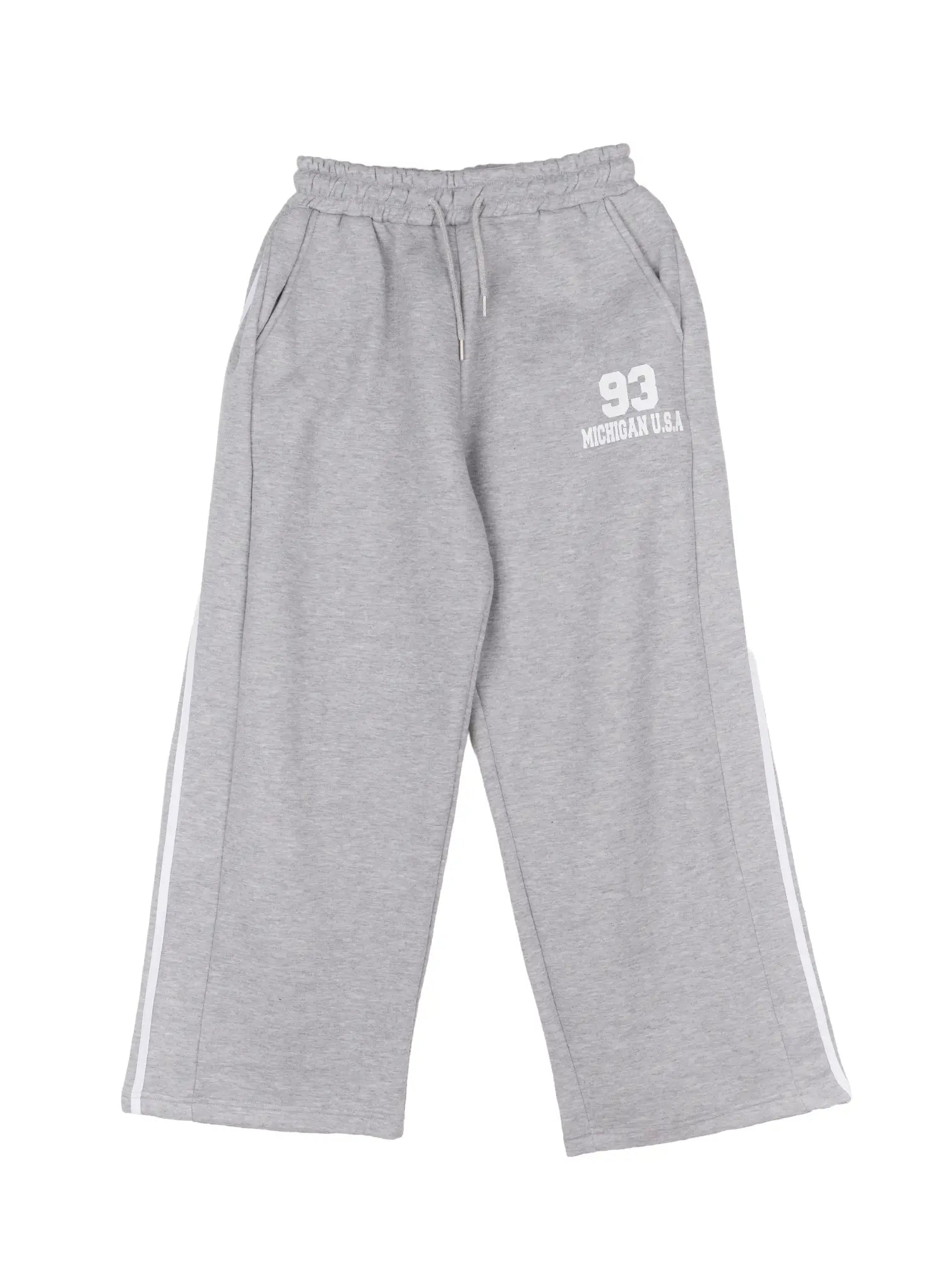 wide-leg-track-pants-cd519 / Gray