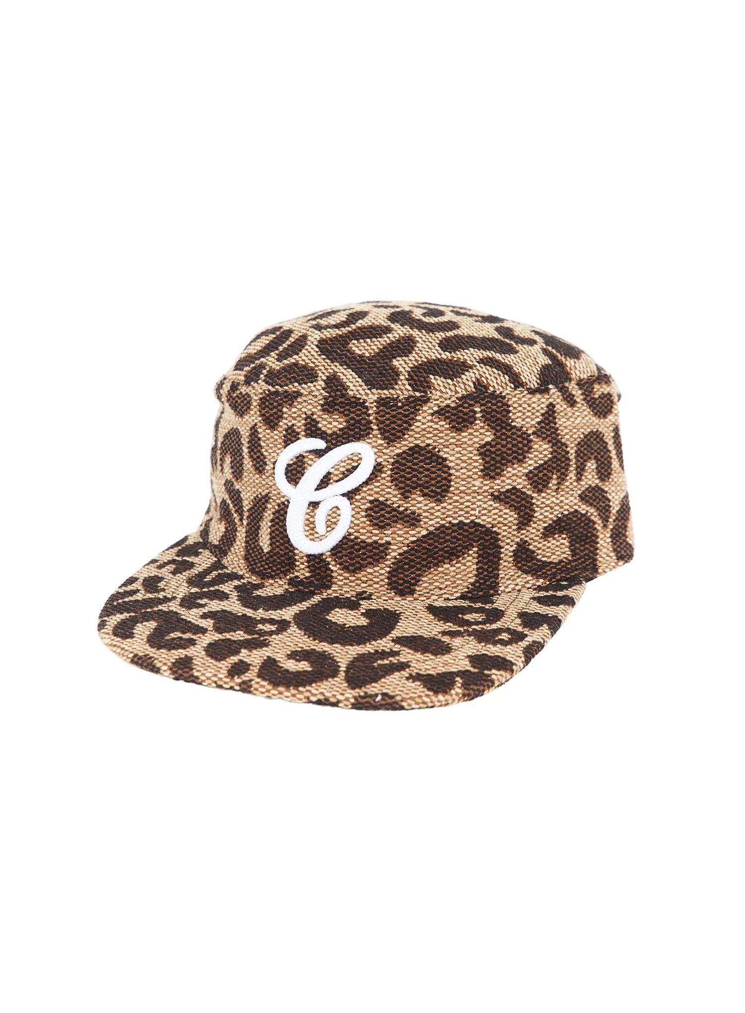 plaid-initial-flap-cap-cy519 / Leopard